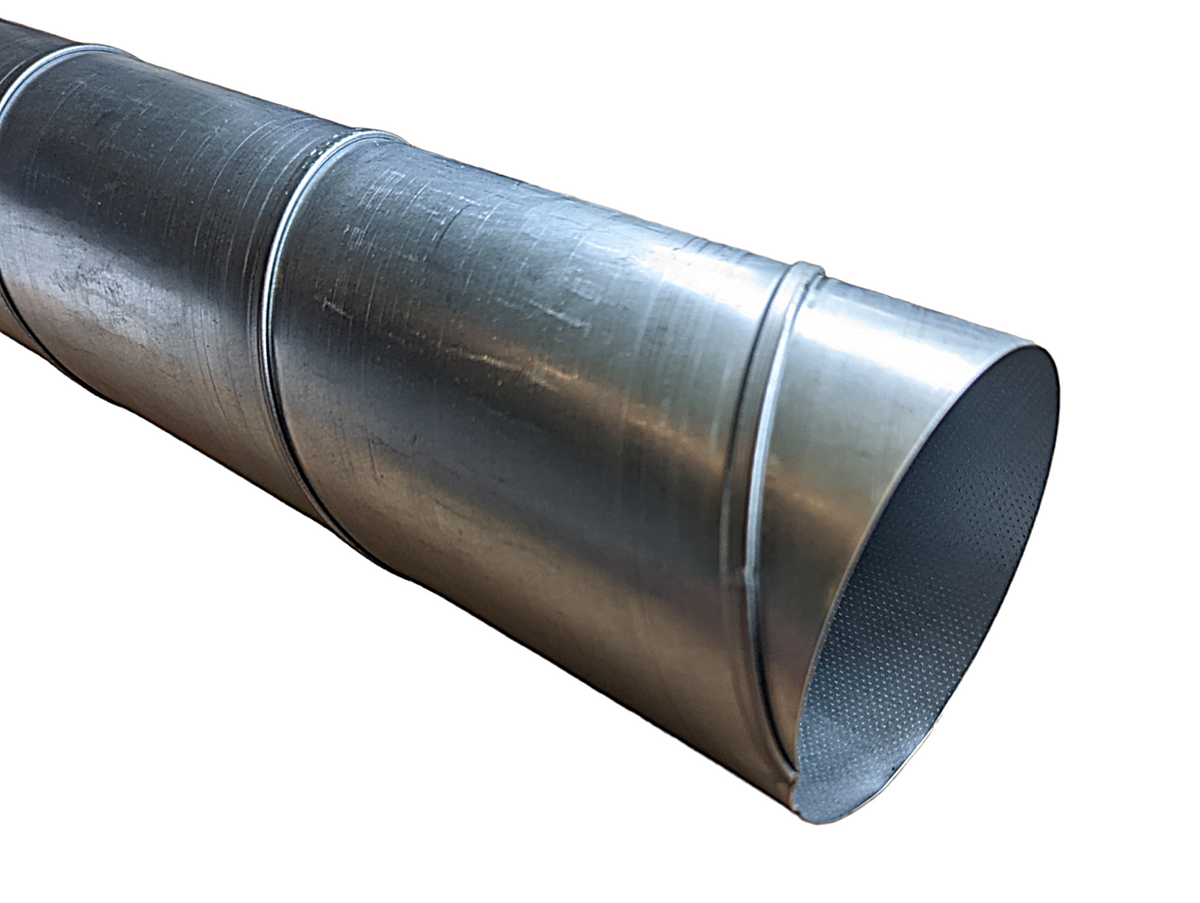 1m Galvanised Spiral Ducting 100mm ZOIC PalaeoTech Limited