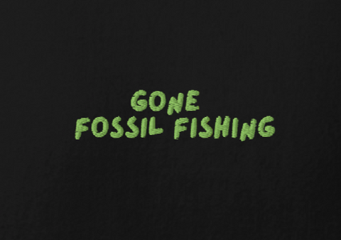 Gone Fossil Fishing Hoodie