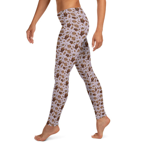 Cambrian Pattern Ladies Leggings - Purple