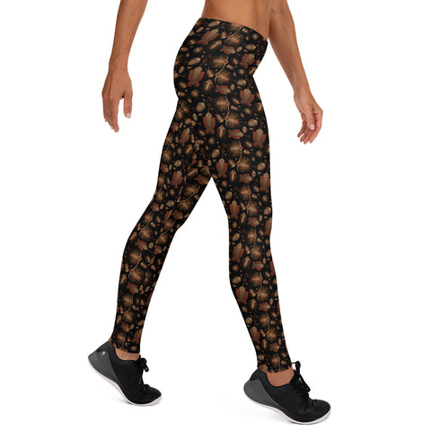 Cambrian Pattern Ladies Leggings - Black