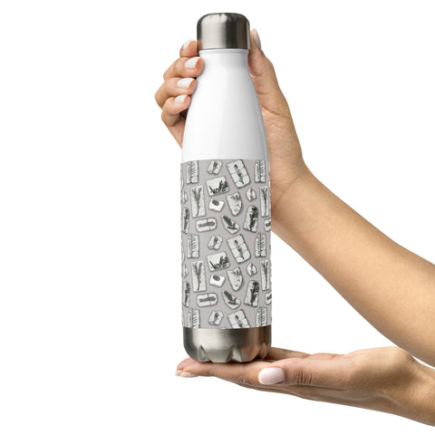 Fossil Plants Stainless Steel Water Bottle