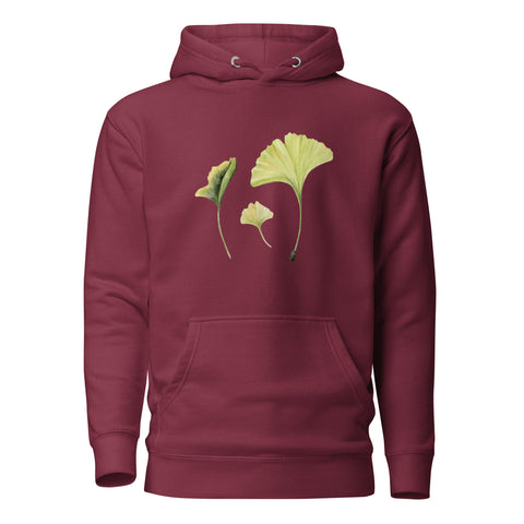 Ginkgo Leaf Hoodie Unisex