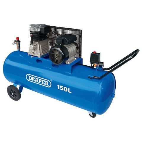 Draper 150l Belt Driven Air Compressor (2.2KW 2HP) DA150/369M