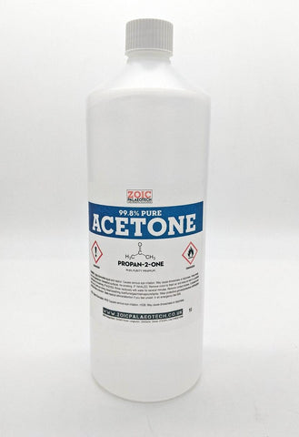 acetone 1l bottle lab grade fossils