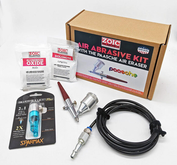 Paasche Air Eraser fossil preparation AEC Kit with connector