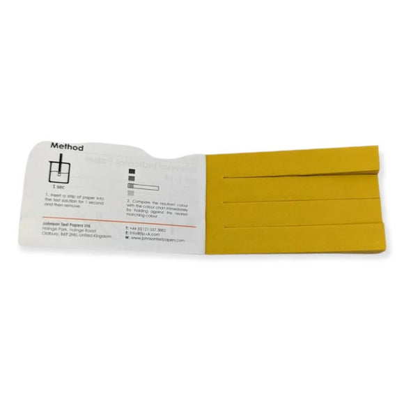 Universal pH 1-14 Indicator Paper 100 strips