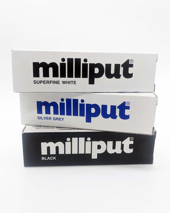 Milliput Epoxy Putty Pack for Grey Stone Restoration (3-Pack)