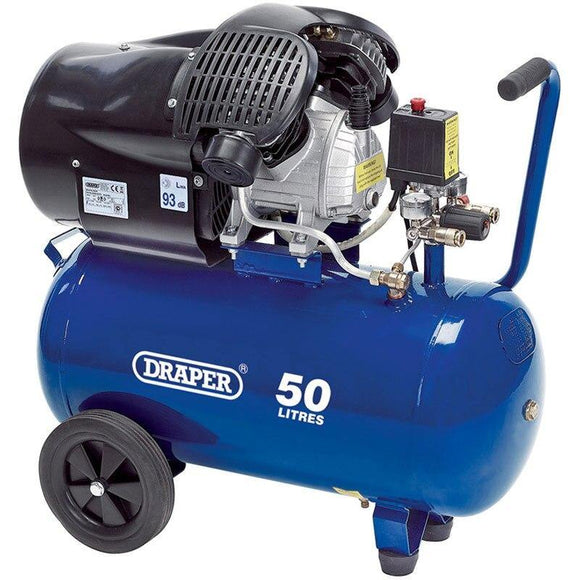 Draper 50L Air Compressor (2.2KW - 3HP) DA50/412TV