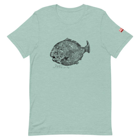 Dapedium fossil fish geology paleontology palaeontology fossil gift t shirt unisex