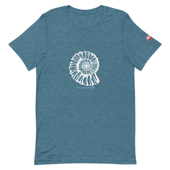 Fossil Ammonite t shirt cotton geology paleontology palaeontology