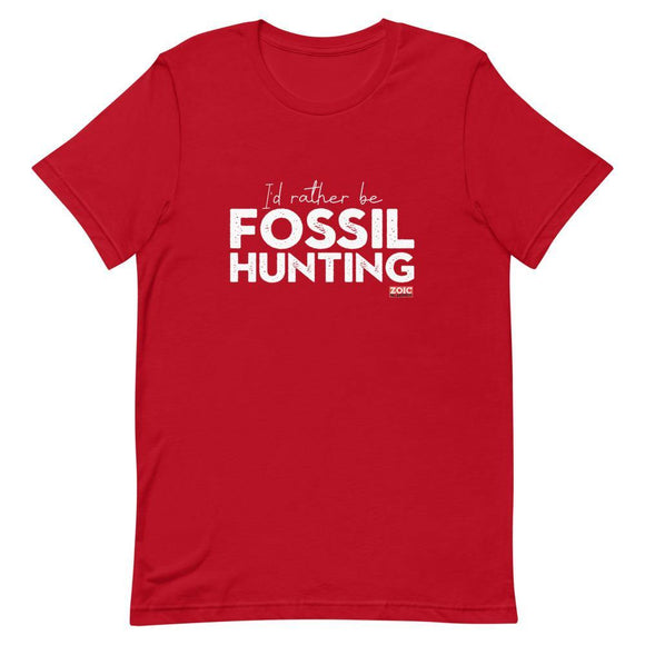 Fossil hunter lover t shirt gift ammonite palaeontology geology