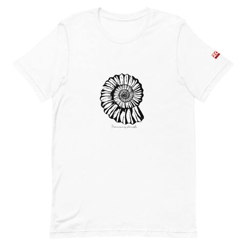 Fossil Ammonite t shirt cotton geology paleontology palaeontology