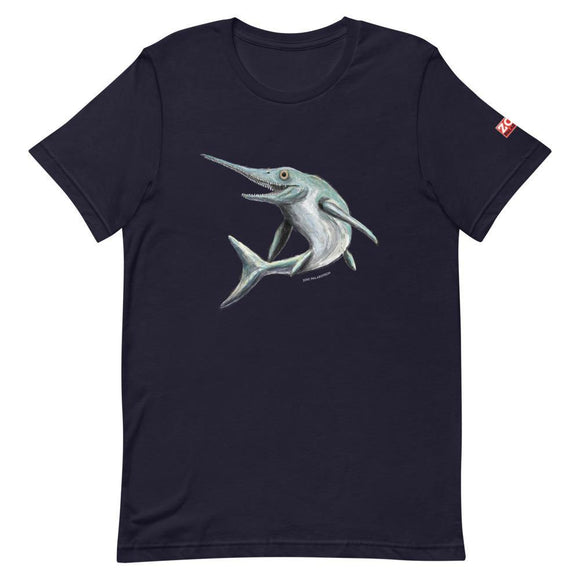 Fossil ichthyosaur t shirt marine reptile dinosaur prehistoric geology paleontology palaeontology