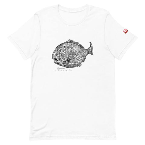 Dapedium fossil fish geology paleontology palaeontology fossil gift t shirt unisex