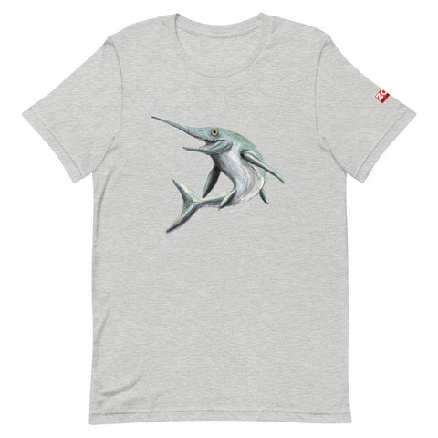 Fossil ichthyosaur t shirt marine reptile dinosaur prehistoric geology paleontology palaeontology