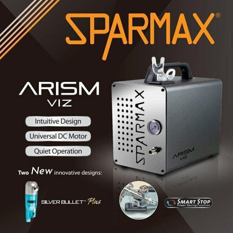 Sparmax Arism Viz Air Compressor (for ZPT T-Rex Air Pen) Travel Kit + Battery Pack + Charger